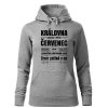 Dámská mikina Narození královny (Barva dámské mikiny Malfini Cape Bílá, Velikost - žena NOVÉ 2XL)