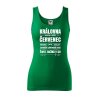 Dámské tílko s potiskem Narození královny (Velikost 2XL, Ženy vodácká tílka Apple green)