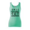 Dámské tílko s potiskem Kuchařka legenda (Velikost 2XL, Ženy vodácká tílka Apple green)