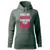 Dámská mikina First my mother (Barva dámské mikiny Malfini Cape Bílá, Velikost - žena NOVÉ 2XL)