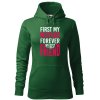 Dámská mikina First my mother (Barva dámské mikiny Malfini Cape Bílá, Velikost - žena NOVÉ 2XL)