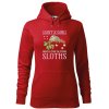 Dámská mikina Love sloths (Barva dámské mikiny Malfini Cape Bílá, Velikost - žena NOVÉ 2XL)