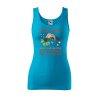 Dámské tílko s potiskem Love sloths (Velikost 2XL, Ženy vodácká tílka Apple green)
