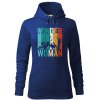 Dámská mikina Wonder woman (Barva dámské mikiny Malfini Cape Bílá, Velikost - žena NOVÉ 2XL)