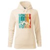 Dámská mikina Wonder woman (Barva dámské mikiny Malfini Cape Bílá, Velikost - žena NOVÉ 2XL)