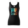 Dámské tílko s potiskem Wonder woman (Velikost 2XL, Ženy vodácká tílka Apple green)