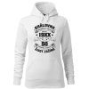 Dámská mikina Královna život začíná (Barva dámské mikiny Malfini Cape Bílá, Velikost - žena NOVÉ 2XL)