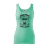 Dámské tílko s potiskem Královna život začíná (Velikost 2XL, Ženy vodácká tílka Apple green)