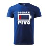 Pánské tričko Dochází pivo baterie (Barva trička (muži) NOVÉ Apple green, Velikost - všechny NOVÉ 2XL)