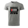 Pánské tričko Dochází pivo baterie (Barva trička (muži) NOVÉ Apple green, Velikost - všechny NOVÉ 2XL)