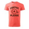 Pánské tričko s potiskem Coffee please (Barva trička (muži) NOVÉ Apple green, Velikost - všechny NOVÉ 2XL)