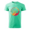 Pánské tričko s potiskem Kolo v přírodě (Barva trička (muži) NOVÉ Apple green, Velikost - všechny NOVÉ 2XL)