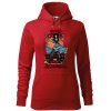 Dámská mikina War wheel (Barva dámské mikiny Malfini Cape Bílá, Velikost - žena NOVÉ 2XL)