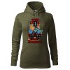 Dámská mikina War wheel (Barva dámské mikiny Malfini Cape Bílá, Velikost - žena NOVÉ 2XL)