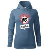 Dámská mikina Nebrzdím 50 (Barva dámské mikiny Malfini Cape Bílá, Velikost - žena NOVÉ 2XL)