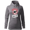 Dámská mikina Nebrzdím 50 (Barva dámské mikiny Malfini Cape Bílá, Velikost - žena NOVÉ 2XL)