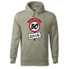 Pánská mikina s potiskem Nebrzdím 50 (Barva mikiny malfini pánské Bílá, Velikost - muž NOVÉ 2XL)