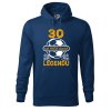 Pánská mikina s potiskem Legenda fotbal 30 (Barva mikiny malfini pánské Bílá, Velikost - muž NOVÉ 2XL)