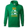 Pánská mikina s potiskem Legenda fotbal 30 (Barva mikiny malfini pánské Bílá, Velikost - muž NOVÉ 2XL)