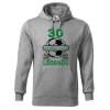 Pánská mikina s potiskem Legenda fotbal 30 (Barva mikiny malfini pánské Bílá, Velikost - muž NOVÉ 2XL)