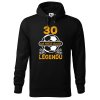 Pánská mikina s potiskem Legenda fotbal 30 (Barva mikiny malfini pánské Bílá, Velikost - muž NOVÉ 2XL)