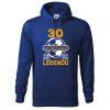 Pánská mikina s potiskem Legenda fotbal 30 (Barva mikiny malfini pánské Bílá, Velikost - muž NOVÉ 2XL)
