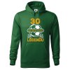 Pánská mikina s potiskem Legenda fotbal 30 (Barva mikiny malfini pánské Bílá, Velikost - muž NOVÉ 2XL)