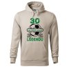Pánská mikina s potiskem Legenda fotbal 30 (Barva mikiny malfini pánské Bílá, Velikost - muž NOVÉ 2XL)