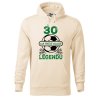 Pánská mikina s potiskem Legenda fotbal 30 (Barva mikiny malfini pánské Bílá, Velikost - muž NOVÉ 2XL)