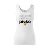 Dámské tílko s potiskem Všude dobře pivko (Velikost 2XL, Ženy vodácká tílka Apple green)