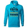 Pánská mikina s potiskem Táta trenér (Barva mikiny malfini pánské Ocelově šedá, Velikost - muž NOVÉ XL)
