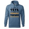 Pánská mikina s potiskem Táta trenér (Barva mikiny malfini pánské Ocelově šedá, Velikost - muž NOVÉ XL)