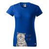 Dámské tričko s potiskem Zpruzená kočka