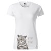 Dámské tričko s potiskem Zpruzená kočka