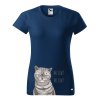 Dámské tričko s potiskem Zpruzená kočka