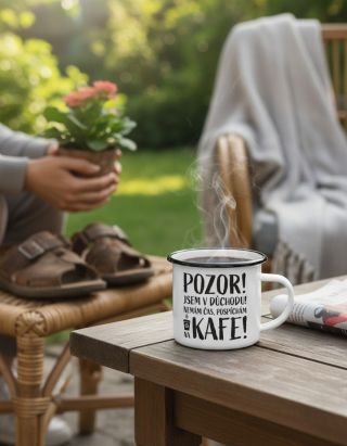 Plecháček Důchodce kafe (330 ml) — perfektní tip na dárek pro dědu, babičku nebo kohokoli, kdo si rád vychutná kafíčko v...