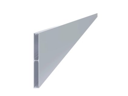 Profil 160x16mm, L 6000mm, hrúbka 1,5mm, hliník bez povrchovej úpravy Small