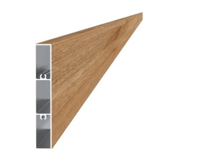 Profil 100x16mm, L 6000mm, hrúbka 1,2mm, hliník štruktúra BUK Small