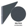 Profil 200 x 16 x 6000 mm, lak so štruktúrou RAL 7016 Small