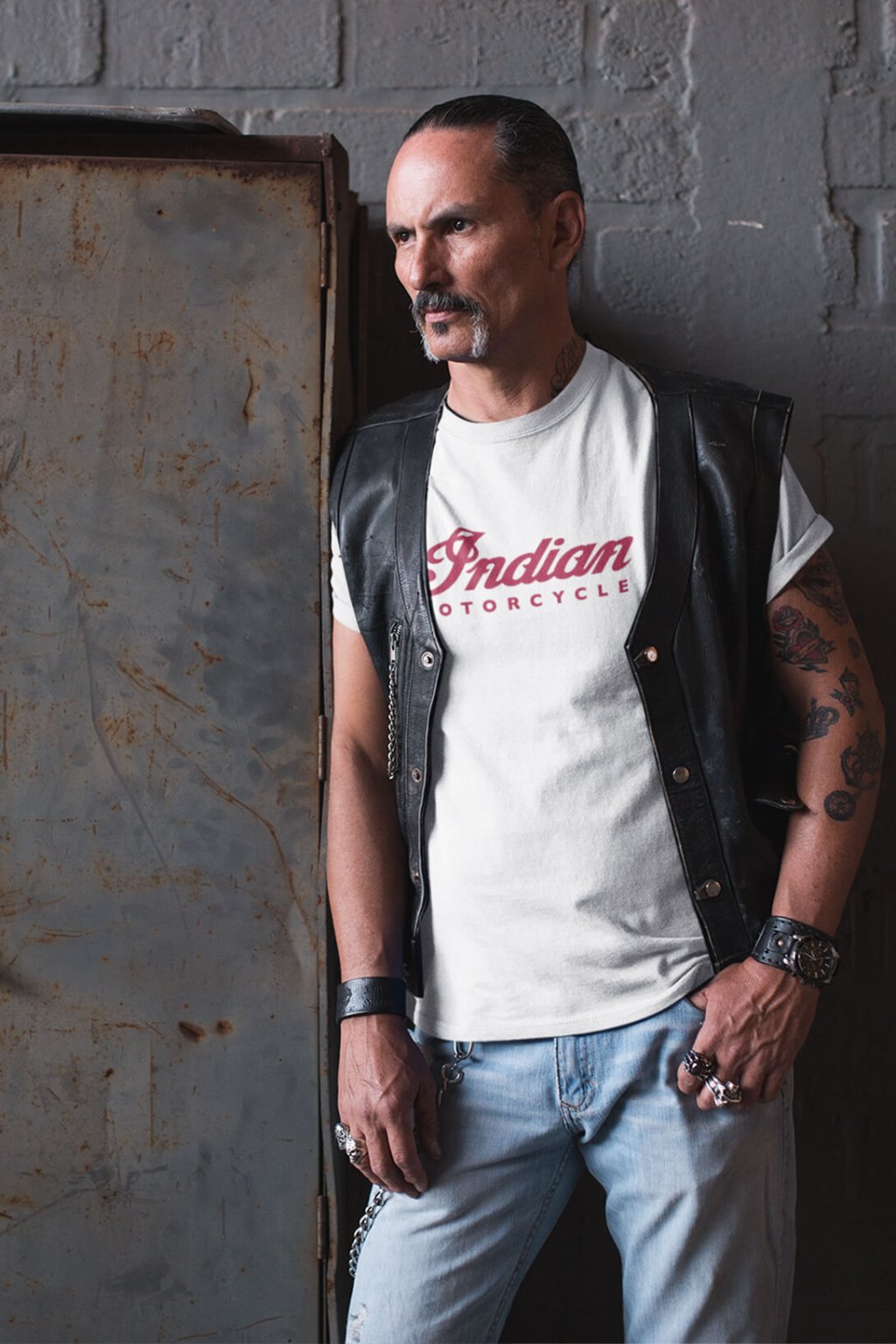 Pánske tričko Indian logo | SuperPotlač.sk