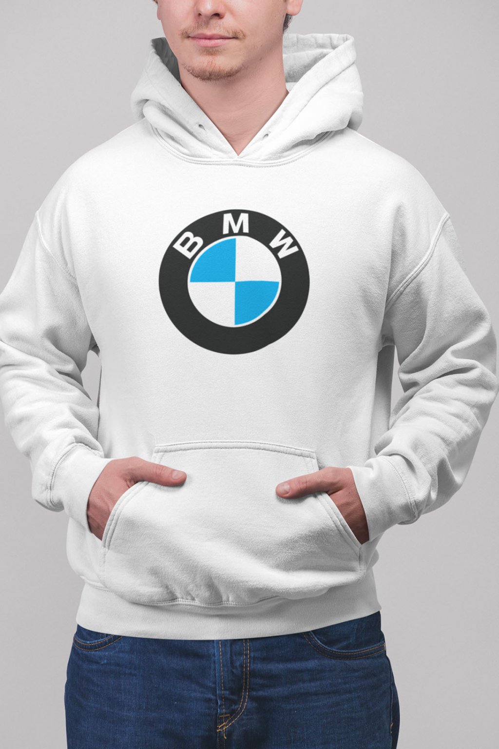 Pánska mikina s logom auta BMW | SuperPotlač.sk
