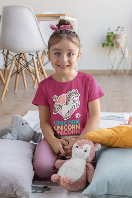 Dievčenské tričko s jednorožcom "UNICORN"