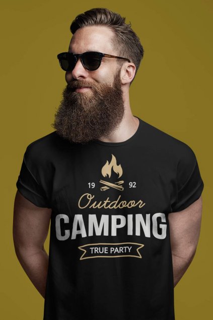 Pánske outdoorové tričko Camping