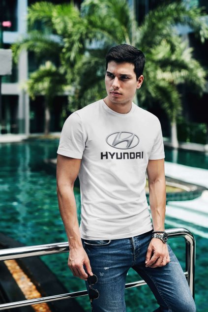 Tričko s logom auta Hyundai