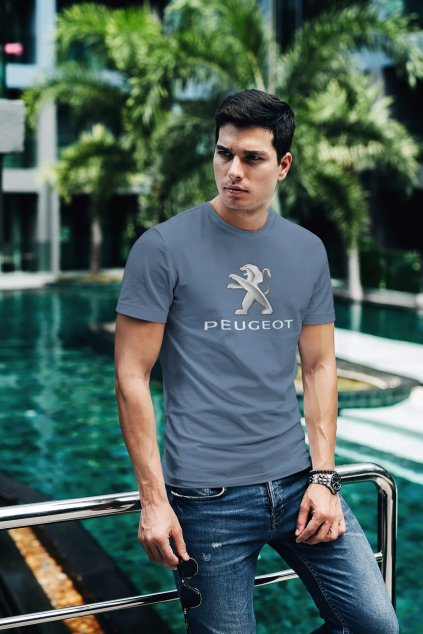 Tričko s logom auta Peugeot