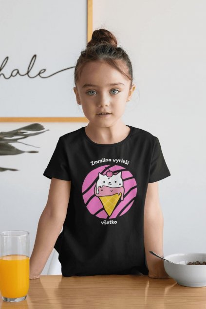 Dievčenské tričko Zmrzlina vyrieši všetko