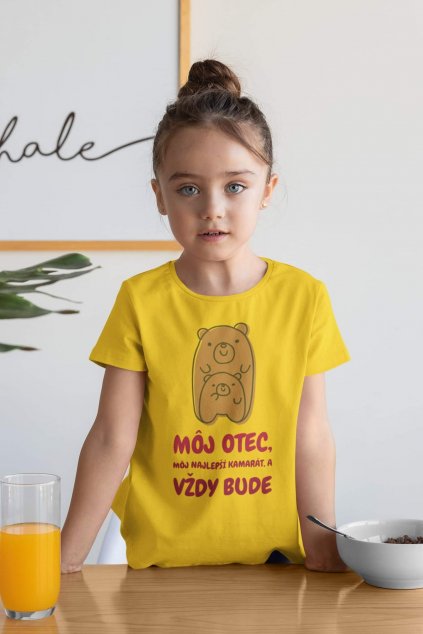 Dievčenské tričko Môj otec, môj kamarát