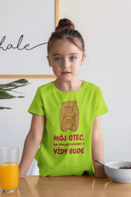 Dievčenské tričko Môj otec, môj kamarát