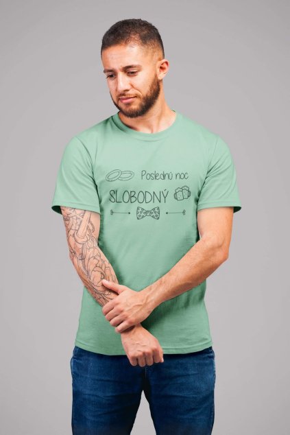Pánske tričko Poslednú noc slobodný