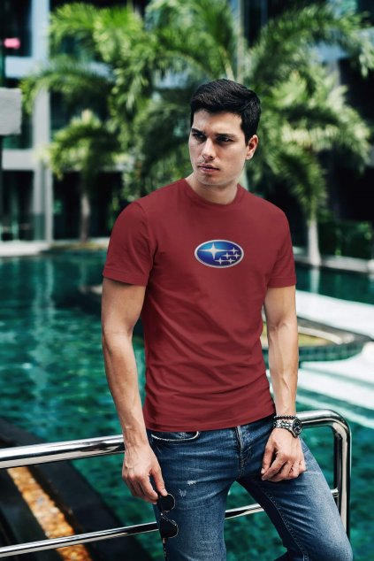 Tričko s logom auta Subaru